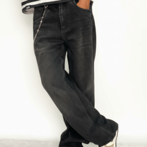 Pantalon de mezclilla negro